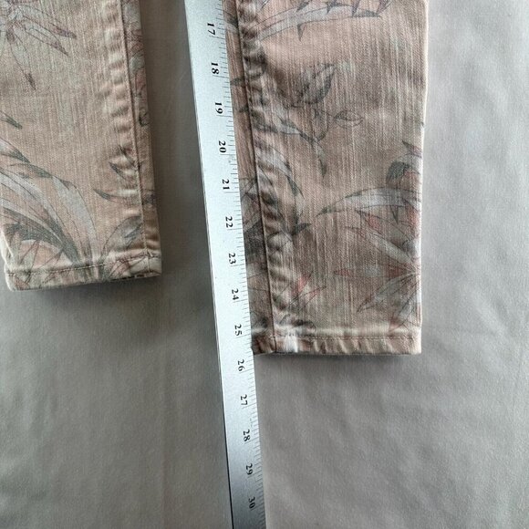Sanctuary / Denim Jeans Sz 26 Social Ankle Skinny Cotton Blend Floral Light Pink - Picture 11 of 11